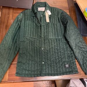 Men’s Hudson jacket quilted green new $198 msrp medium